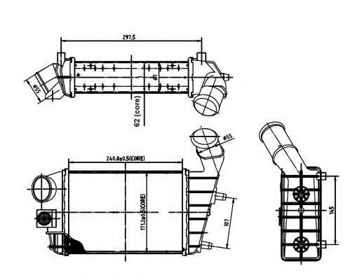 Intercooler, compresor
