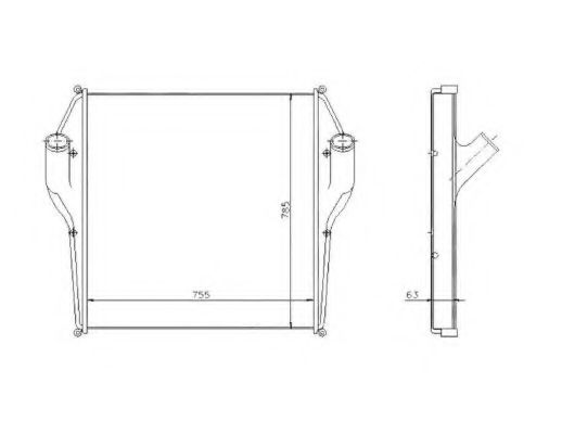 Intercooler, compresor