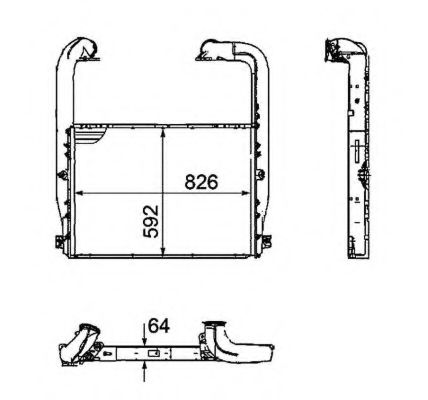 Intercooler, compresor