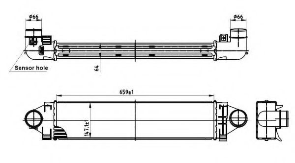 Intercooler, compresor