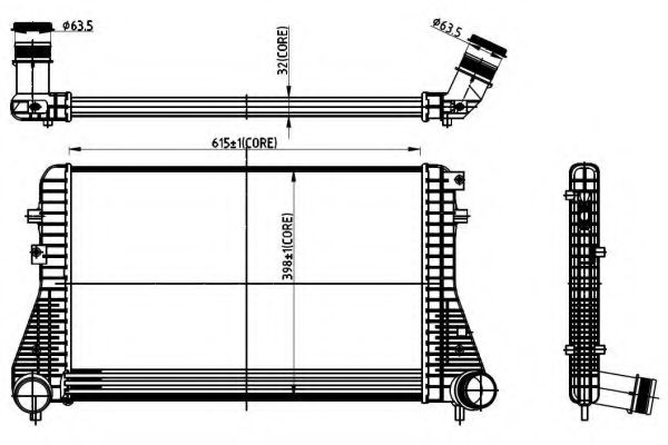 Intercooler, compresor
