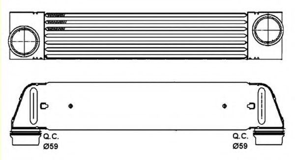 Intercooler, compresor