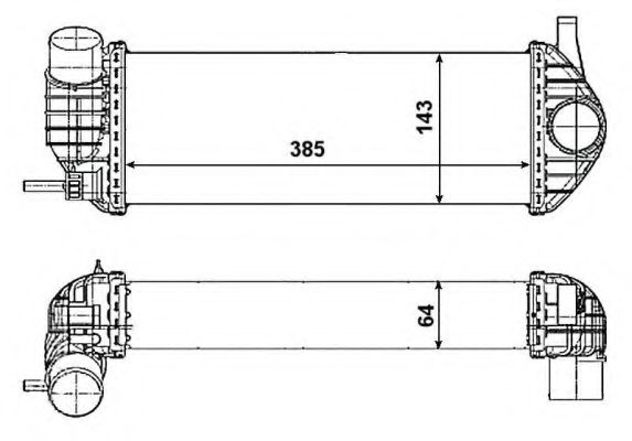 Intercooler, compresor