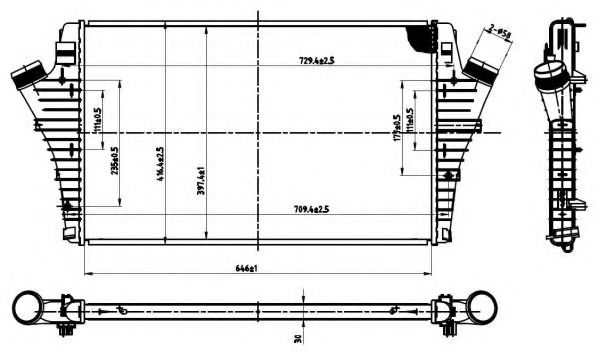 Intercooler, compresor