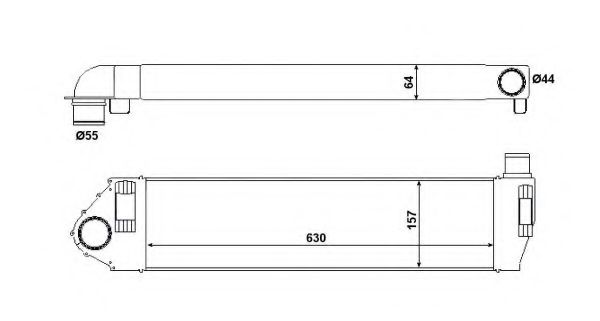 Intercooler, compresor