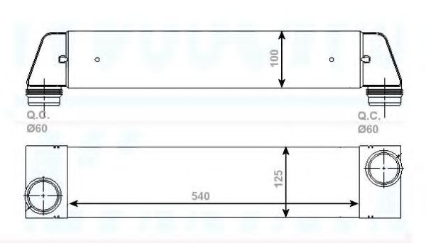 Intercooler, compresor