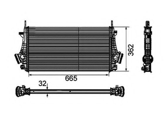 Intercooler, compresor