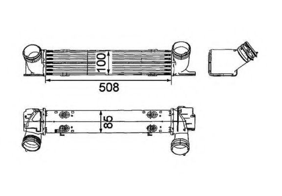 Intercooler, compresor