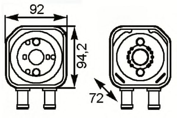 Radiator ulei, ulei motor