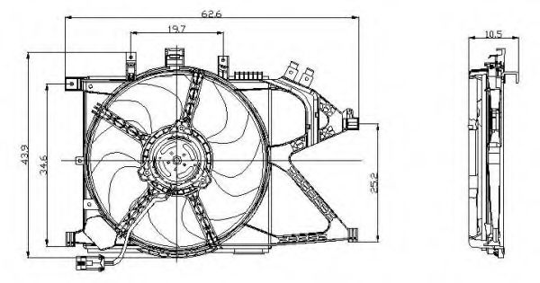 Ventilator, radiator