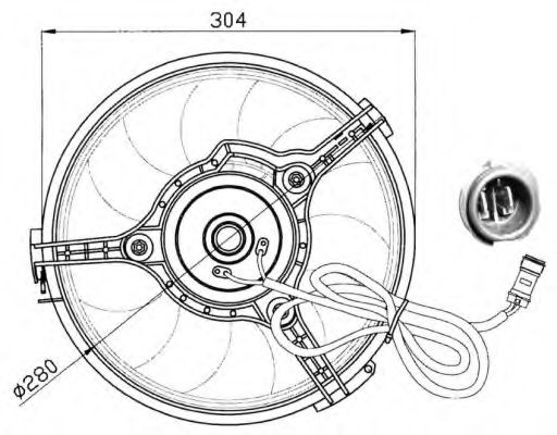 Ventilator, radiator