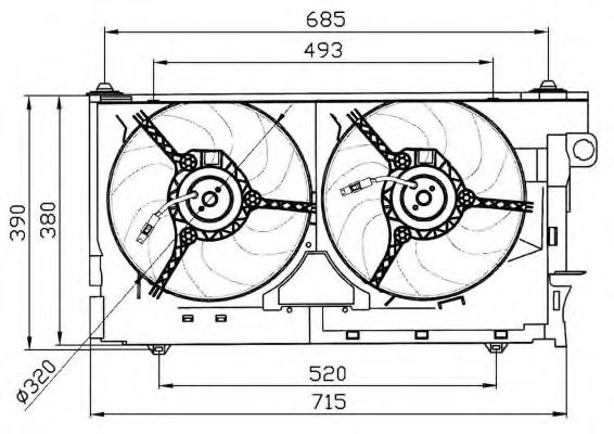 Ventilator, radiator