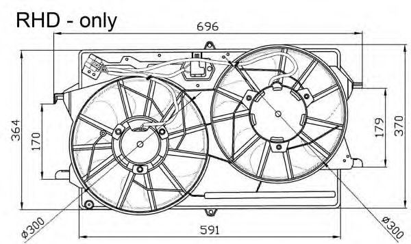 Ventilator, radiator