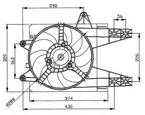 Ventilator, radiator