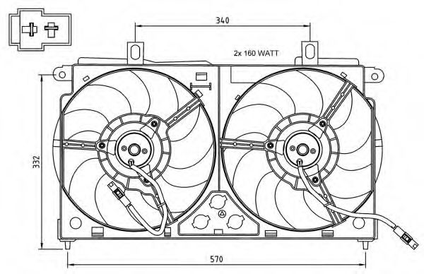 Ventilator, radiator