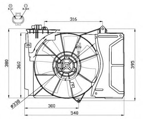 Ventilator, radiator