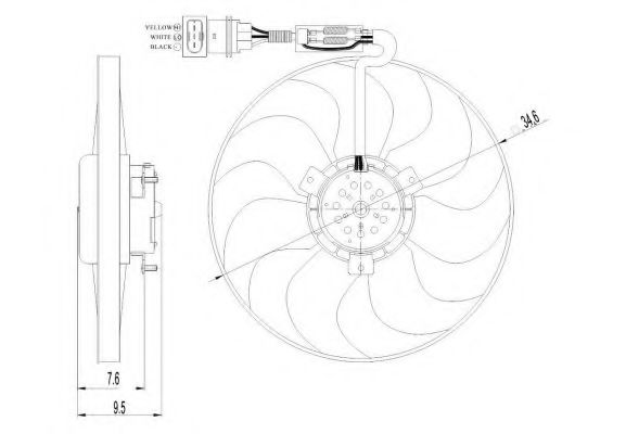 Ventilator, radiator