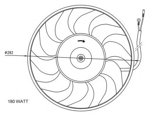 Ventilator, radiator