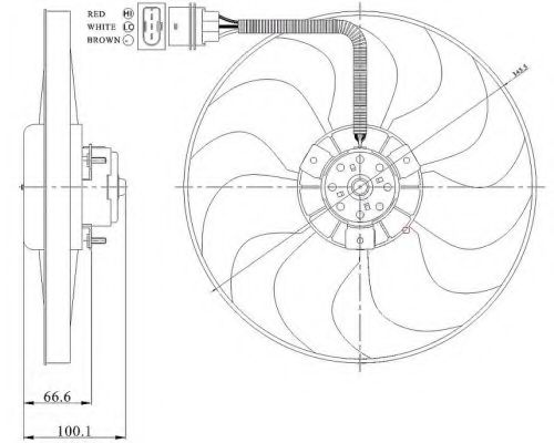 Ventilator, radiator