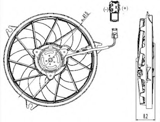 Ventilator, radiator