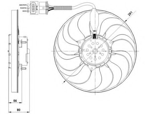 Ventilator, radiator