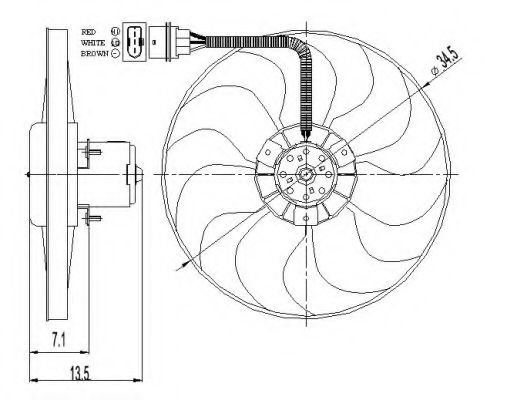 Ventilator, radiator