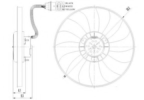 Ventilator, radiator