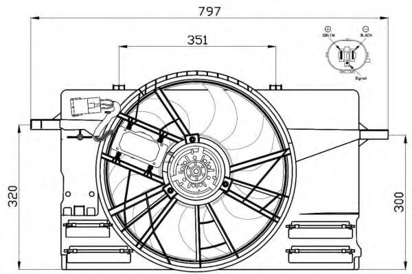 Ventilator, radiator