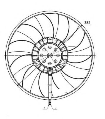 Ventilator, radiator