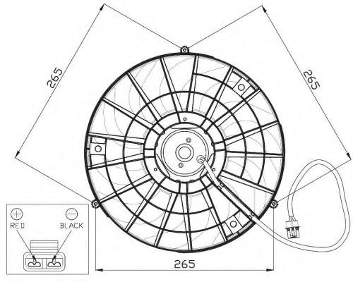 Ventilator, radiator