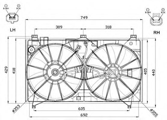 Ventilator, radiator