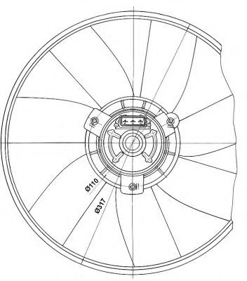 Ventilator, radiator