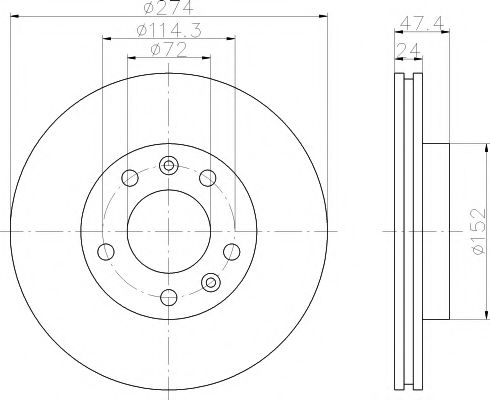 Disc frana