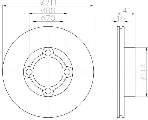 Disc frana