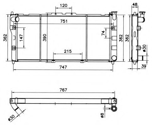 Radiator, racire motor