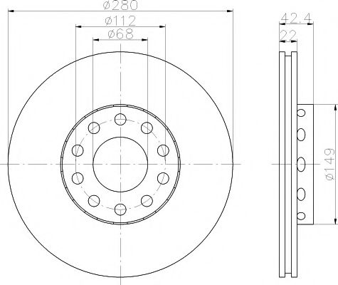 Disc frana