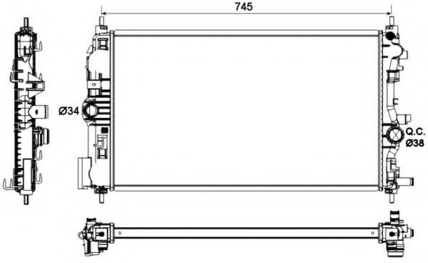 Radiator, racire motor