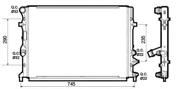 Radiator, racire motor