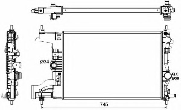 Radiator, racire motor