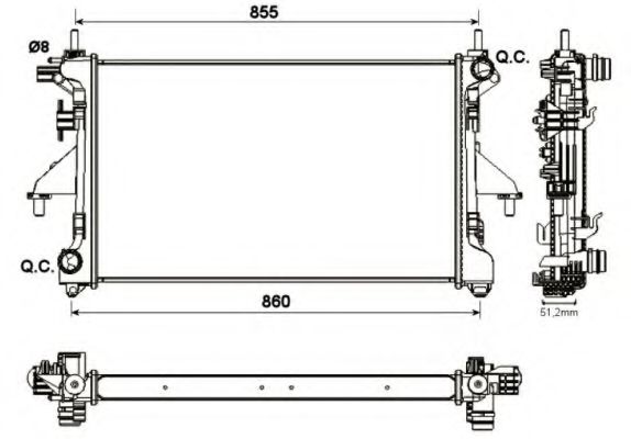 Radiator, racire motor