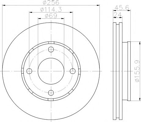 Disc frana