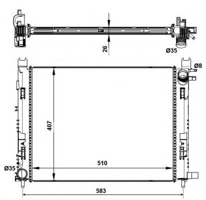 Radiator, racire motor
