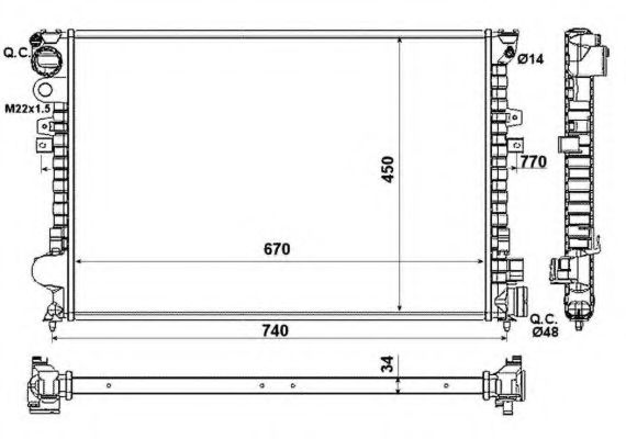 Radiator, racire motor