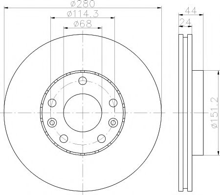 Disc frana