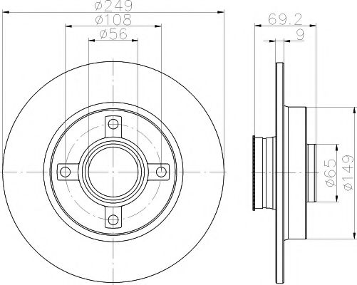 Disc frana