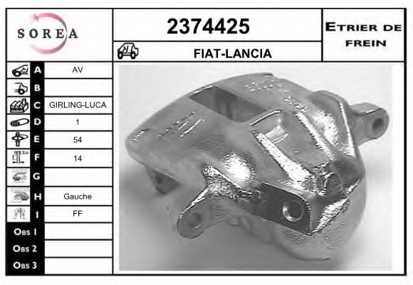 Etrier frana