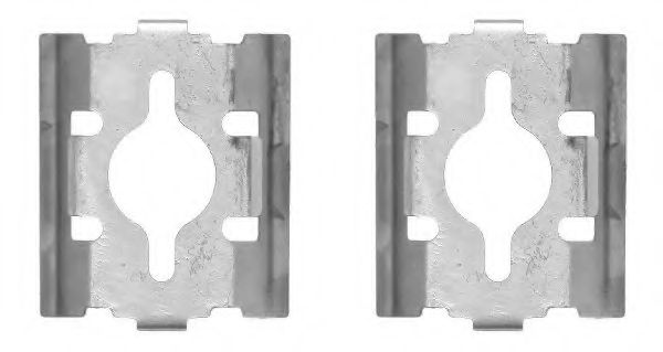 Set accesorii, placute frana