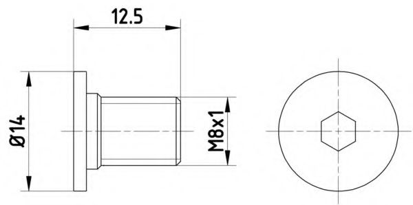 Surub, disc frana