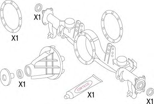 Set garnituri, diferential