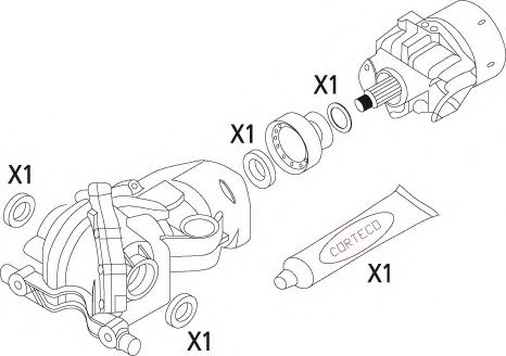 Set garnituri, diferential
